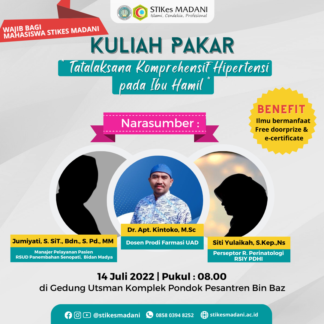 KULIAH PAKAR STIKES MADANI “Tatalaksana Komprehensif Hipertensi Pada Ibu Hamil”