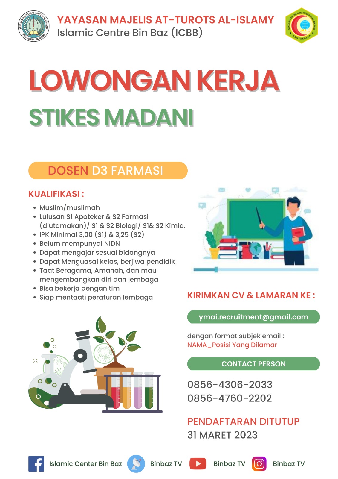 Lowongan Kerja STIKes Madani